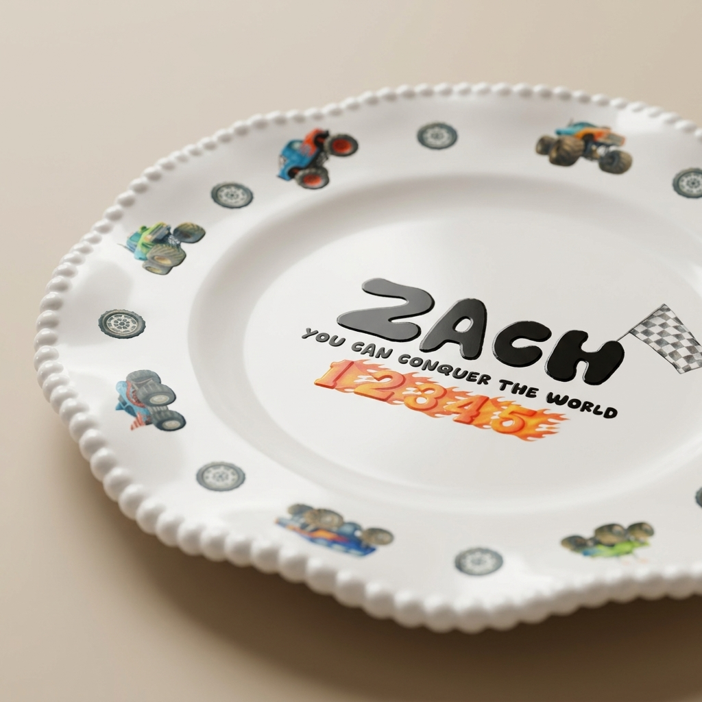 Plato personalizado - Afirmaciones - Munster trucks fan