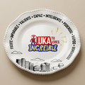 Plato personalizado - Afirmaciones - Mi pequeño superheroe